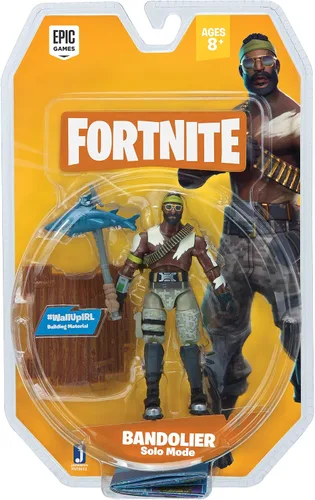 Vista 2 de Jazwares Fortnite Solo Mode Core Raptor - Paquete de figuras de bandolier
