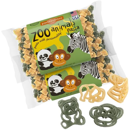 Vista 11 de Pastabilities Pasta con forma divertida para niños, pasta Let's Go Crabin', tema de animales de cangrejo, estrellas de mar y sol, pasta de trigo