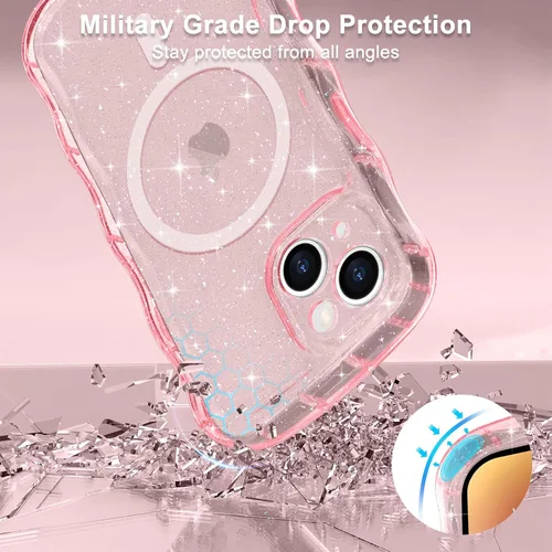 Vista 53 de Pepmune Funda magnética para iPhone 17 Pro Max, color rosa