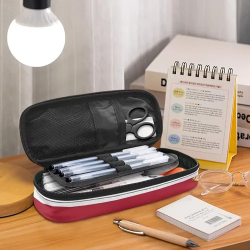 Vista 3 de Renewold Estuche para lápices con estampado de bandera estadounidense, para adultos, niños, adolescentes, bolsa para lápices, oficina, universidad