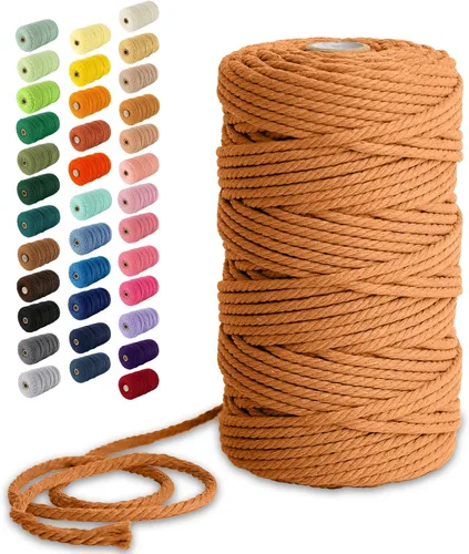 Vista 21 de Nook Theory Hilo de macramé de 3mm 109 yardas - Cuerda de macramé suave de 4mm, 5mm perfecta para nudos - Suministros de macramé para colgadores
