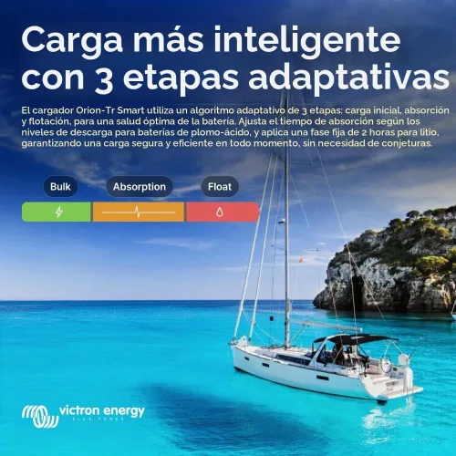 Vista 4 de Victron Energy Orion-Tr Smart Cargador de CC a CC (Bluetooth) - 12/12-Voltios 30 amperios 360-Vatios - Cargador de batería para sistemas de batería