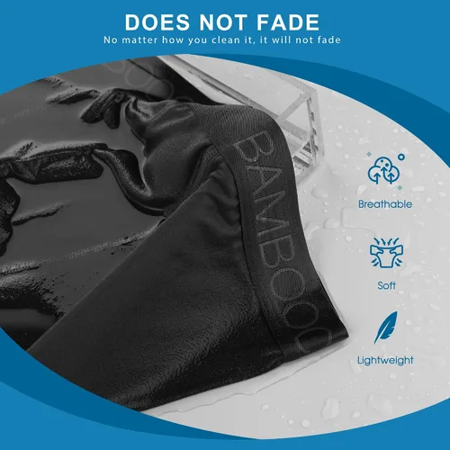 Vista 5 de BAMBOO COOL Ropa interior transpirable para hombre, paquete múltiple moderno, Comfortsoft que absorbe la humedad, paquete de 6