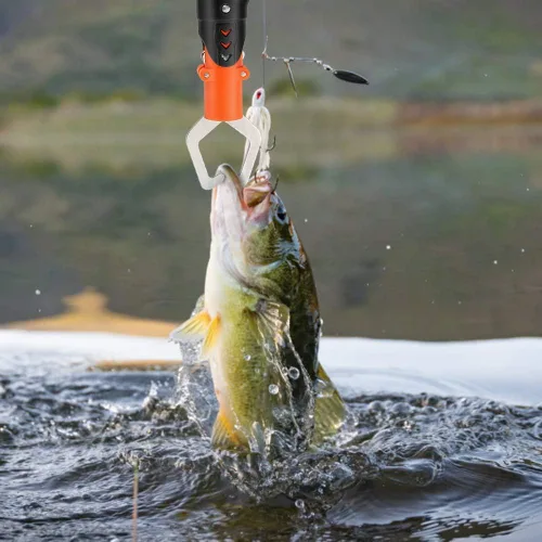 Vista 2 de mouhike Kit de herramientas de pesca, alicates de pesca, pinza de labios de pescado, removedor de anzuelos de pesca, báscula digital de pesca
