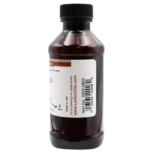 Vista 3 de LorAnn Walnut SS Flavor (formalmente nogal negro), botella de 4 onzas