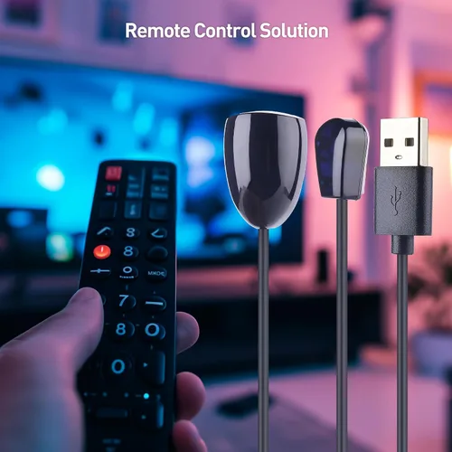Vista 2 de Cable Matters - Cable extensor remoto infrarrojo, kit de repetidor IR