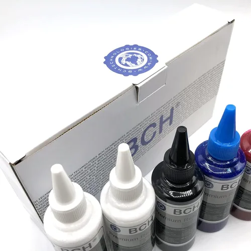 Vista 3 de BCH Tinta DTF prémium para impresoras de inyección de tinta Epson – Tinta de transferencia de calor directa a película para ET-8550, XP-15000