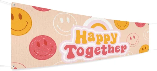 Vista 44 de Cartel de baby shower para uso en interiores y exteriores de 4 x 1 pies, pancarta grande personalizada y letreros con cuerda para colgar, telón