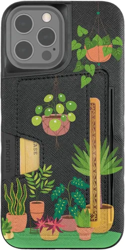 Vista 25 de Smartish - Personalidad espinosa - Funda tipo cartera para iPhone 15 - Wallet Slayer Vol 1 [delgado + protector] tarjetero - Compatible con iPhone 15