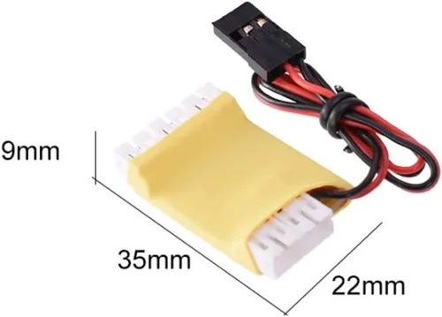 Vista 4 de Luces de navegación True Realism 8 LED Kit de sistema de luz para control remoto RC Avión Helicóptero
