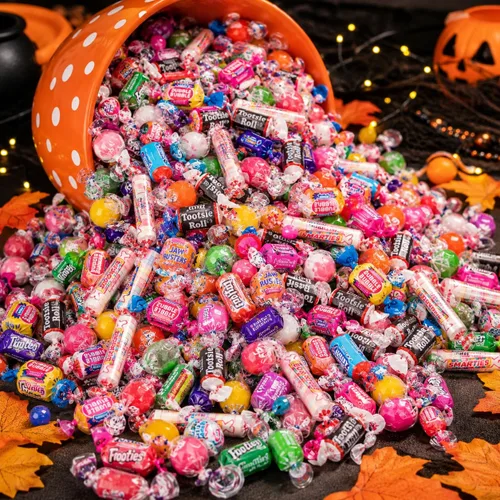 Vista 3 de Fun Express Paquete variado de dulces a granel de 30 libras, dulces de Halloween a granel envueltos individualmente para recuerdos de fiesta