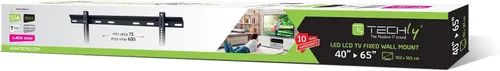 Vista 2 de Techly 106626 Soporte de pared Ultra Slim LED LCD TV 40-65" Negro