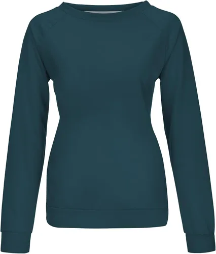 Vista 5 de Camisetas de otoño con cuello redondo para mujer, color sólido, casual, de moda, raglán, de manga larga, Y2K, ajuste holgado