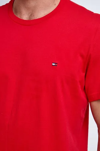 Vista 3 de Tommy Hilfiger Camiseta de cuello redondo con bandera para hombre