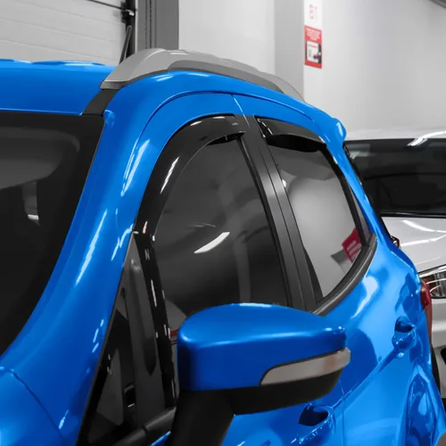 Vista 5 de Goodyear - Deflectores de ventana de canal irrompibles para Ford EcoSport 2018-2022, protectores para la lluvia, viseras para la ventana del auto