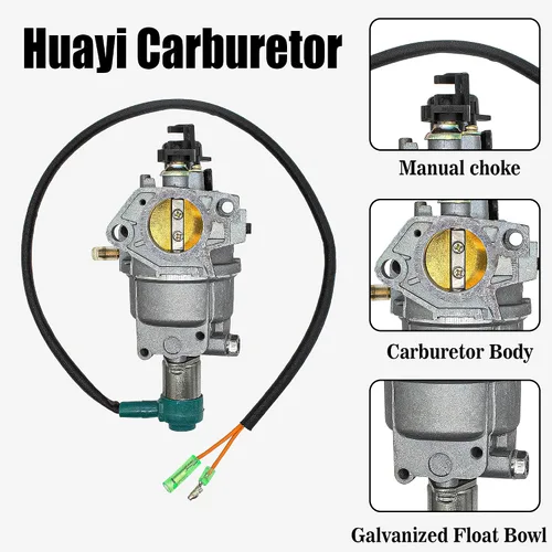 Vista 3 de HUAYI P27-2 Carburador para Honda EM5000SX EB5000 EM6500SX EB6500 EW171 EB3500 EB3800X EM3500X EM3500SX EM3800SX EW140 y GX340 GX390 Generador