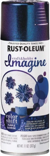 Vista 6 de Rust-Oleum Imagine Craft & Hobby Color Shift Pintura en aerosol Purple Sunrise, 11 onzas