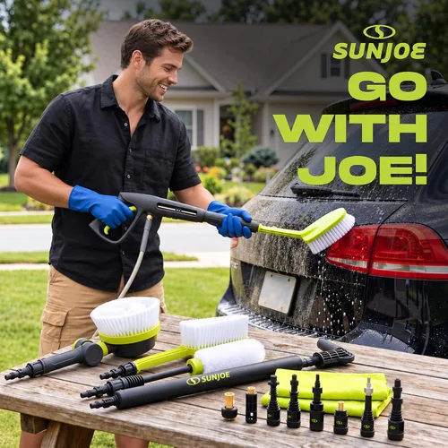 Vista 8 de Sun Joe Kit de limpieza automática para lavadoras a presión de hasta 3500