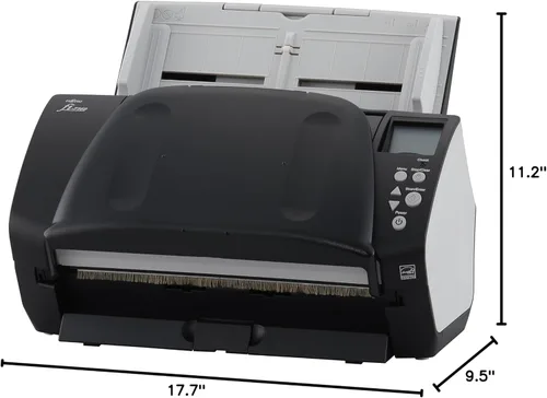 Vista 2 de Fujitsu Escáner alimentado con hojas Fi-7160 - Óptico de 600 Dpi - Color de 24 bits - Escala de grises de 8 bits - Pulgadas Usb Categoría