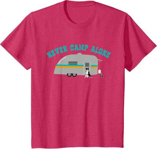 Vista 29 de Border Collie Gifts - Camiseta divertida de viaje para caravana, Azul / Patchwork, S