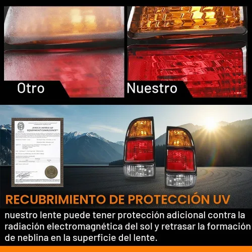 Vista 5 de G-PLUS Conjunto de luces traseras con arnés de cableado, compatible con Toyota Tundra de cabina regular y de acceso 2000-2006, NO es compatible