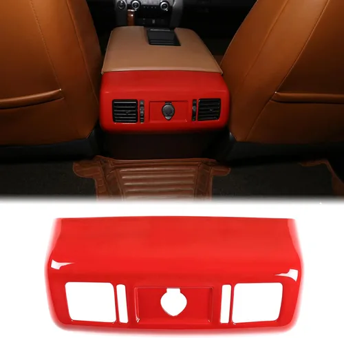 Vista 8 de Aunginsy Reposabrazos trasero de aire acondicionado para salida de ventilación compatible con Toyota Tundra 2007-2021, reposabrazos central trasero