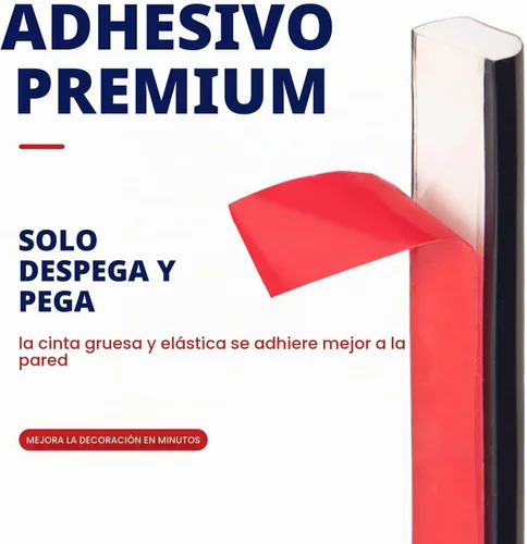Vista 5 de Art3dwallpanels Moldura flexible de 120 x 0.47 x 0.2 pulgadas, 10 pies Negro
