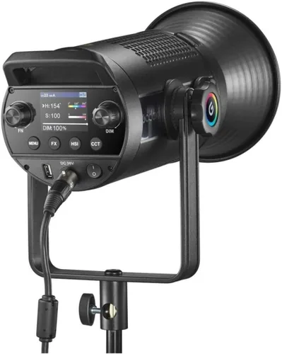 Vista 5 de Godox SZ150R 150W Zoom RGB Bi Color LED Luz 20 Grados 65 Grados 2800 150W Cob RGB Bi-Color, 37 modos Fx, Control App/0.08 oz y DMX, modo