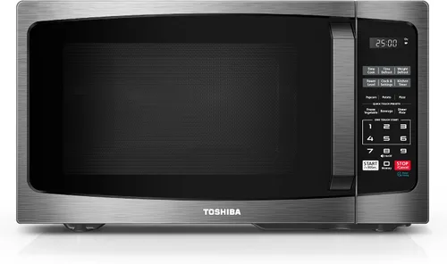 Vista 10 de TOSHIBA Horno microondas pequeño con 11 niveles de potencia, ChefDefrost, sonido de encendido/apagado y modo Eco, 0.7 pies cúbicos / 700 W