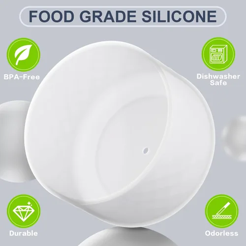 Vista 4 de Manga de silicona para el vaso Owala de 40 oz con asa, funda protectora antideslizante para accesorios de vasos térmicos de acero inoxidable