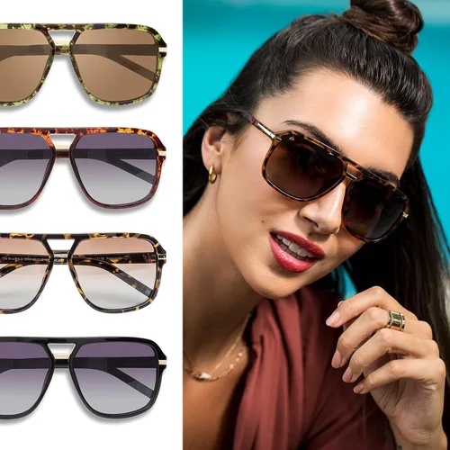 Vista 6 de Prive Revaux The Bruce 2.0 Navigator - Gafas de sol hechas a mano, lentes polarizadas, 100% protección UV, para hombre