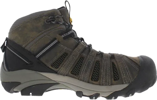 Vista 2 de KEEN Utility Botas de trabajo FlintMid HeightSteel Toe para hombre, Gris