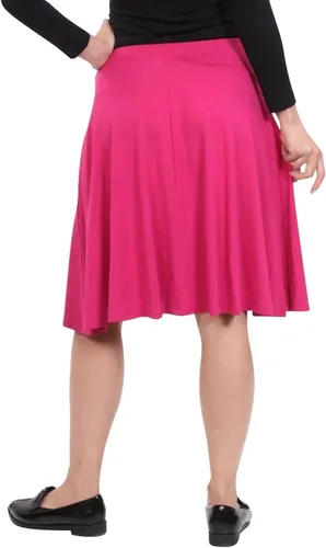 Vista 4 de Kosher Casual Falda skater de longitud media hasta la rodilla para mujer