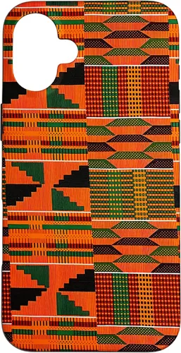 Vista 23 de Kente - Carcasa para iPhone 17, diseño étnico de Ghana, diseño africano