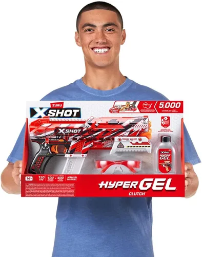 Vista 3 de ZURU X-Shot Hyper Gel Clutch Blaster (5,000) para mayores de 14 años