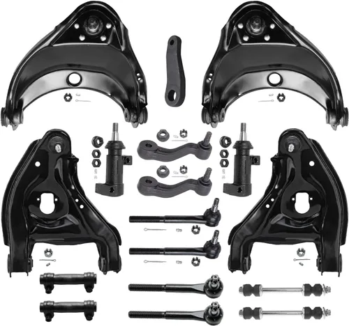 Vista 92 de Detroit Axle - Kit de suspensión frontal de 15 piezas para Jeep Grand Cherokee 99-04 1999 2000 2001 2002 2003 2004, brazos de control superior e