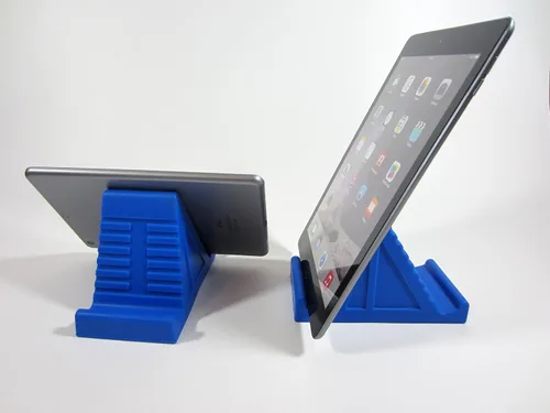 Vista 3 de TabletProp - Soporte universal suave y flexible para tableta, lector electrónico y teléfono inteligente, silicona de grado superior (azul)