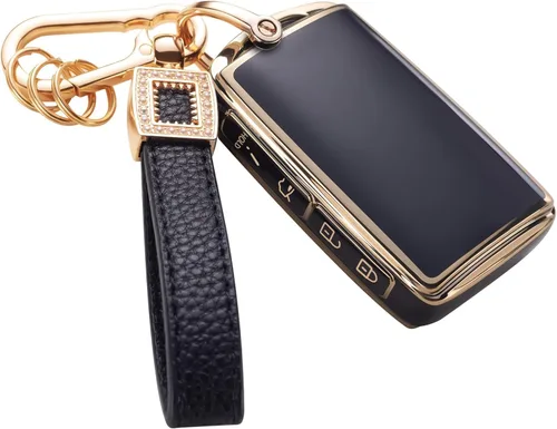 Vista 32 de Funda para llavero Benz, cordón de cuero con protección para llave inteligente, compatible con Clase A, Clase C, Clase G, Clase E y Clase S 2017-2021
