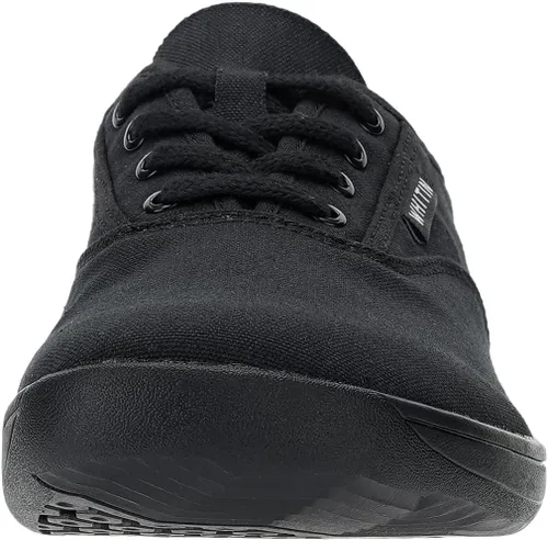 Vista 2 de WHITIN - Zapatillas de lona para hombre, descalzas, de ajuste ancho Suela sin caída Calzado minimalista