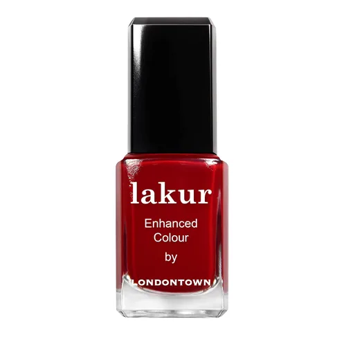 Vista 11 de LONDONTOWN Lakur Nail Polish - Red, Long-Lasting, Streak-Free, Chip-Resistant 21+ Free Non-Toxic Vegan Nail Color, Strengthens & Hydrates Nails