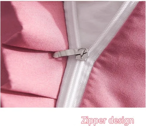 Vista 5 de Cama, Color sólido Dormitorio Juego de ropa de cama compatible con Queen Matrimonial Cama Doble Edredón Funda de Edredón Funda de Almohada Sábanas