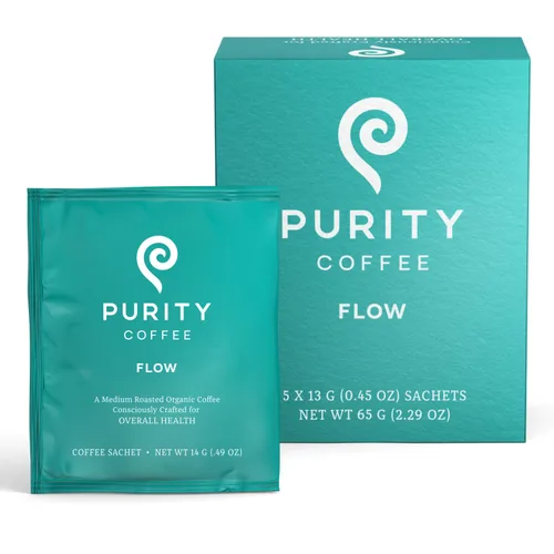 Vista 8 de Purity Coffee BALANCE 2/3 Café Descafeinado de Tueste Medio Paquetes de Una Sola Porción (Sobres de 5 unidades) – Descafeinado Procesado con Agua