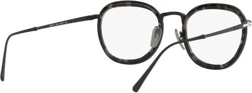 Vista 8 de Persol PO5009VT - Marcos redondos para gafas graduadas, plateadodemo, lente