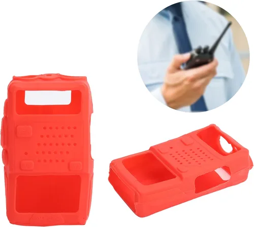 Vista 3 de Walky Talky - Funda protectora de silicona de calidad para walkie talkie, funda protectora de seguridad para radios de oficinas de largo alcance