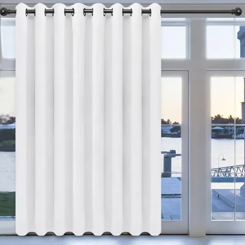 Vista 145 de Easy-Going - Cortinas opacas para dormitorio, aislamiento térmico sólido con ojales, cortinas de ventana para reducción de ruido, cortinas