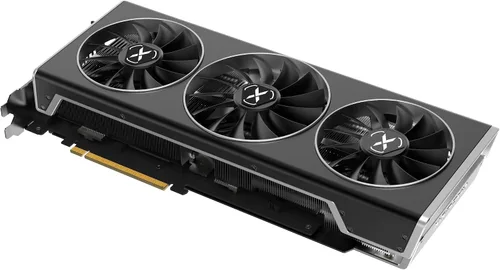 Vista 4 de XFX Speedster MERC319 Radeon RX 6750XT - Tarjeta gráfica para juegos negra con 12 GB GDDR6 HDMI 3xDP, AMD RDNA 2 RX-675XYTBDP