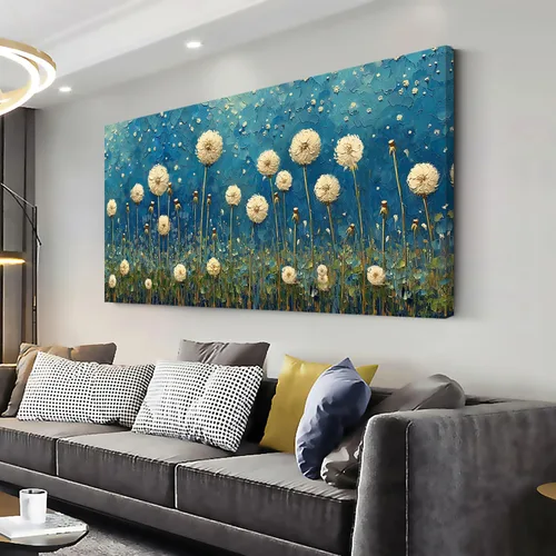 Vista 42 de LASMOND Arte de pared abstracto moderno de árbol para sala de estar, pintura en lienzo en blanco y negro, arte de pared grande de paisaje natural