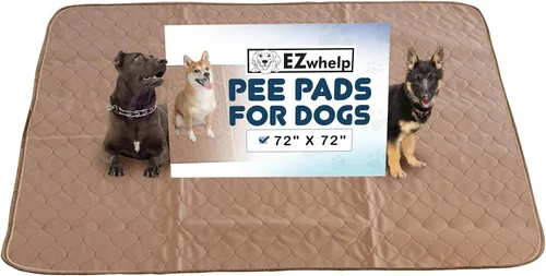Vista 10 de EZwhelp Almohadillas reutilizables para orina de perro, almohadillas de entrenamiento impermeables para perros, lavables y sanitarias, esquinas