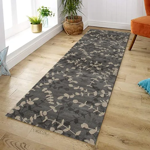 Vista 5 de Alfombras de pasillo tradicionales para pasillo, alfombras largas con respaldo de goma antideslizantes impresas de 3.3 ft/4.9 ft/6.6 ft/8.2 ft/9.8