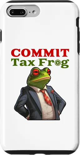 Vista 12 de Funda para iPhone 16 Commit Tax Frog Funny Fraud Meme Case
